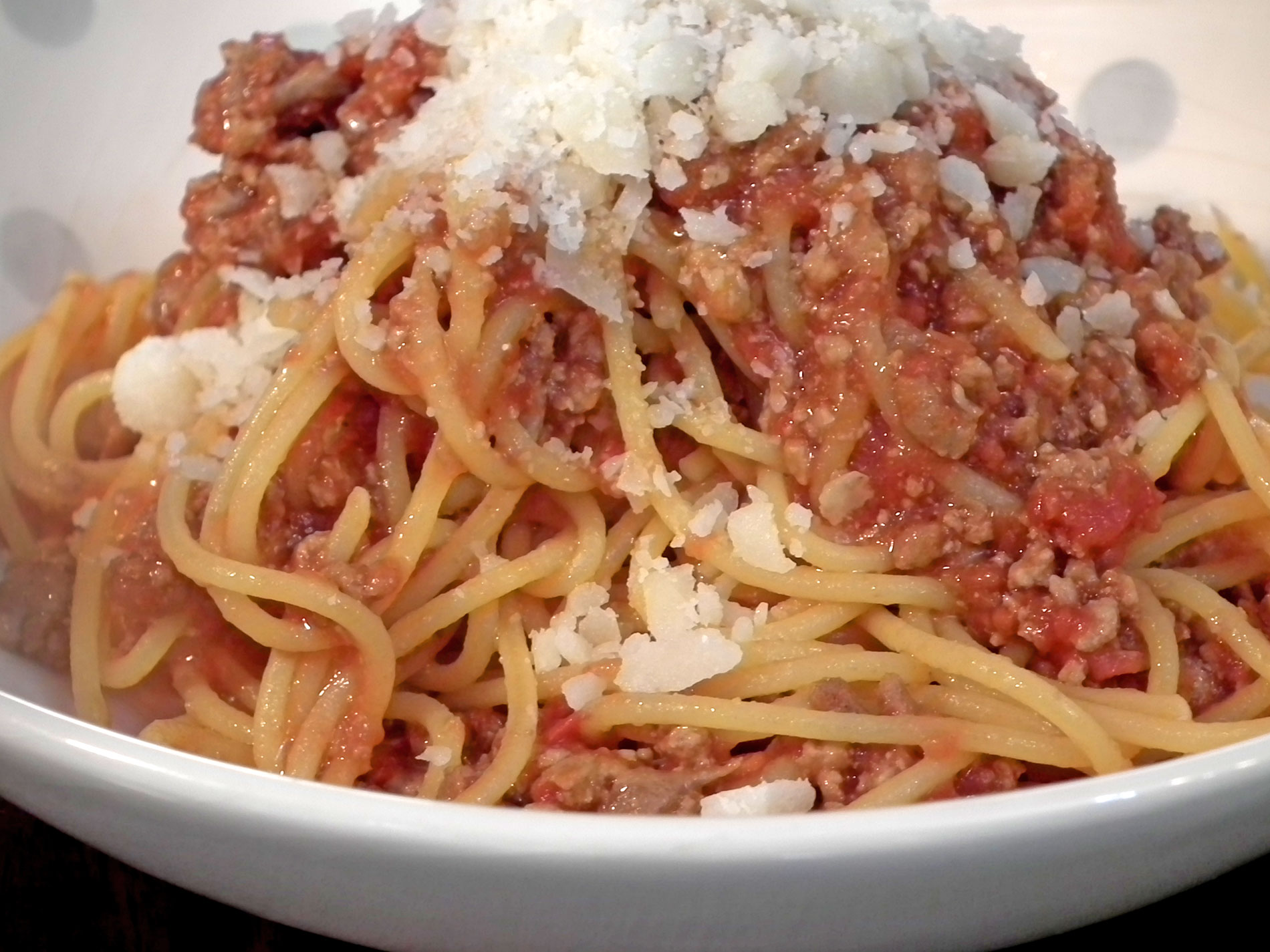 Spaghetti bolognese recipe